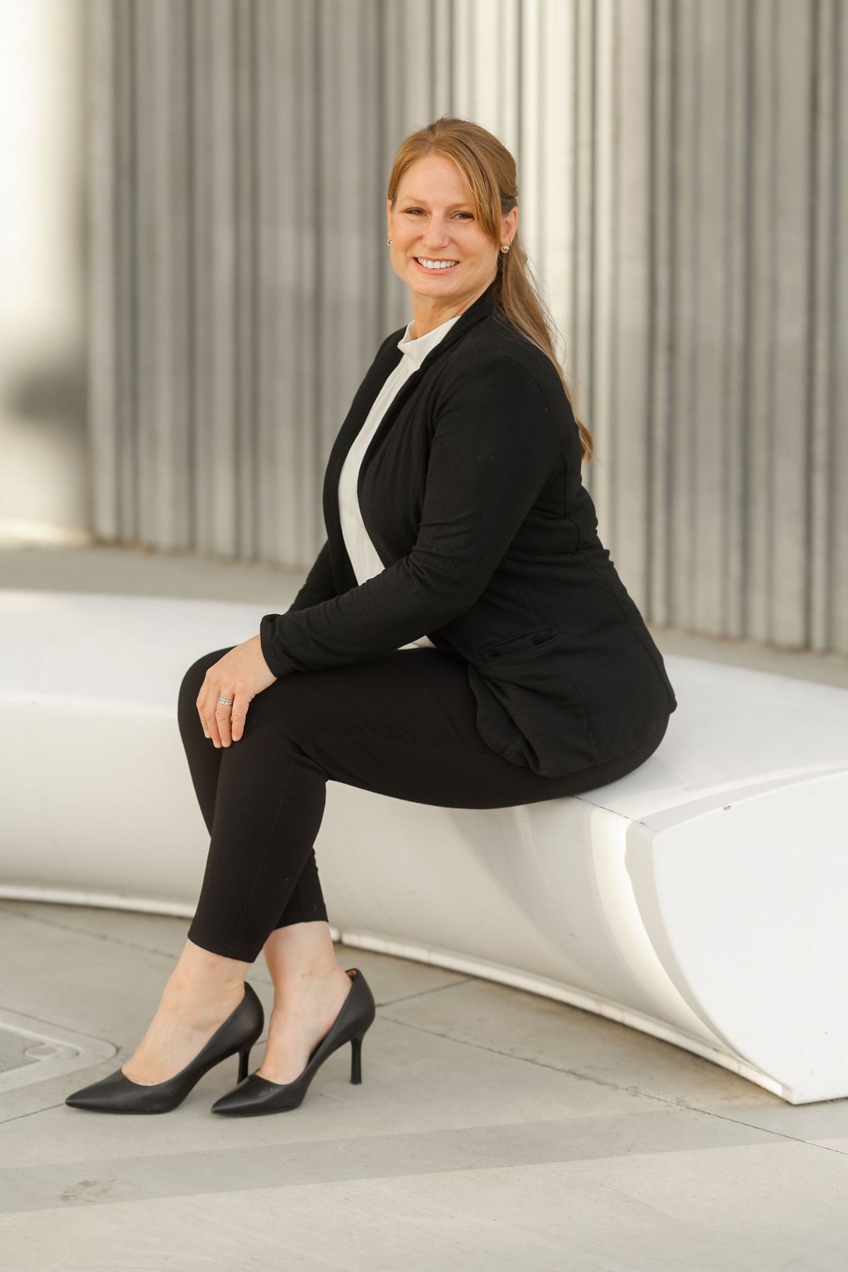 Jana Meszaros sitting